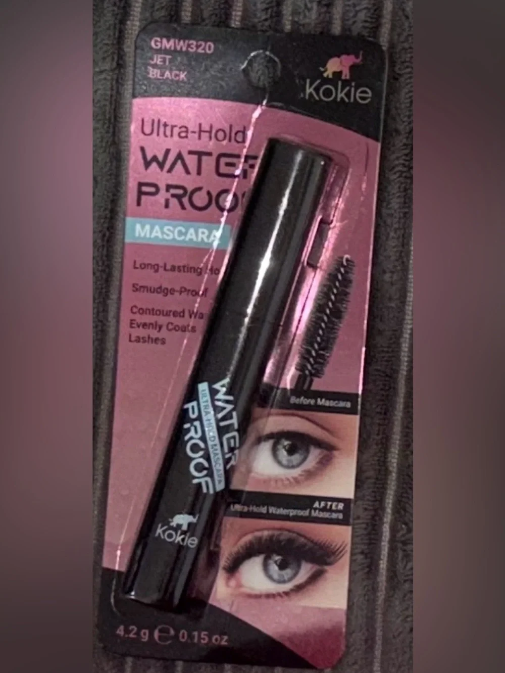 Kokie Ultra-Hold Waterproof Mascara - Jet Black